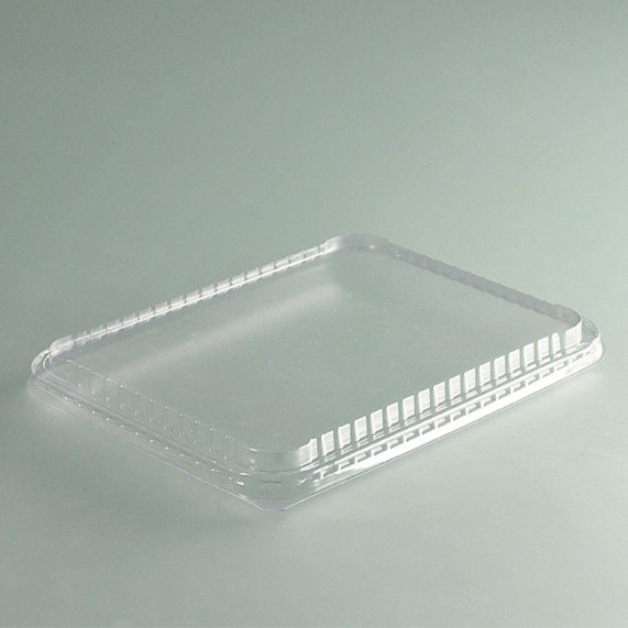 Couvercle plastique cristal pour plat à compartiment PC