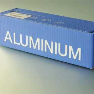 Rouleau aluminium en boite distributrice